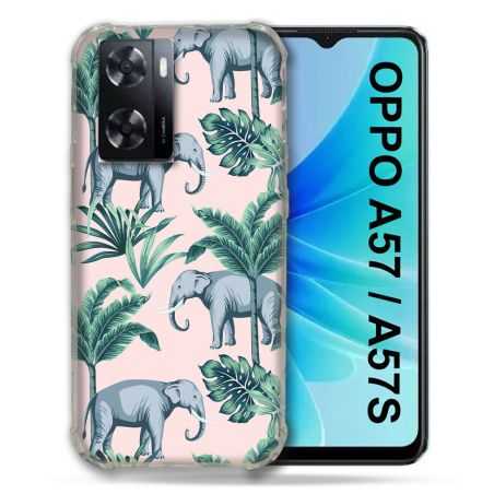 Coque Pour Oppo A57 / A57S Animal Elephant Pattern