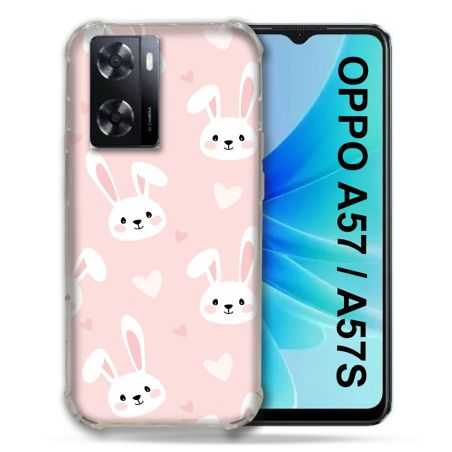 Coque Pour Oppo A57 / A57S Animal Lapin Rose