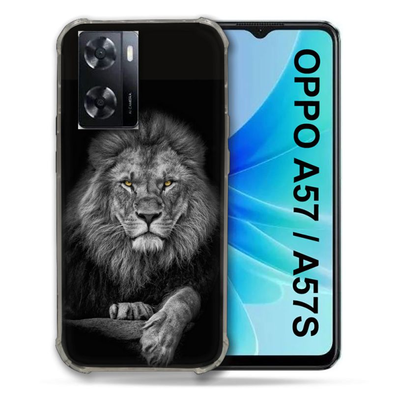 Coque Pour Oppo A57 / A57S Animal Lion Majestueux