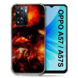 Coque Pour Oppo A57 / A57S Animal Loup Espace