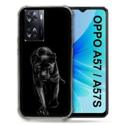 Coque Pour Oppo A57 / A57S Animal Panthère Noire
