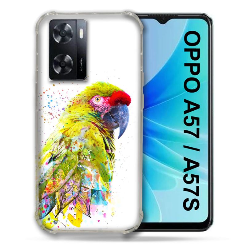 Coque Pour Oppo A57 / A57S Animal Perroquet Jaune