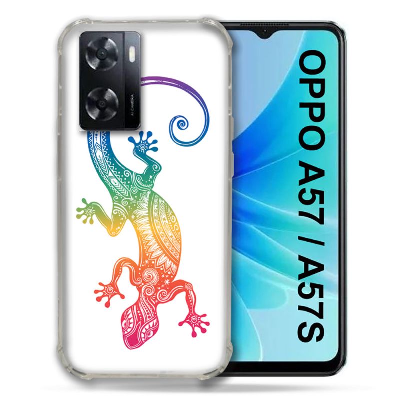 Coque Pour Oppo A57 / A57S Animal Salamandre Color