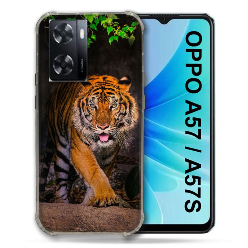 Coque Pour Oppo A57 / A57S Animal Tigre Jungle