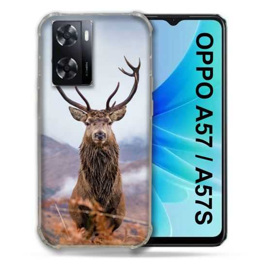 Coque Pour Oppo A57 / A57S Chasse Chevreuil Montagne