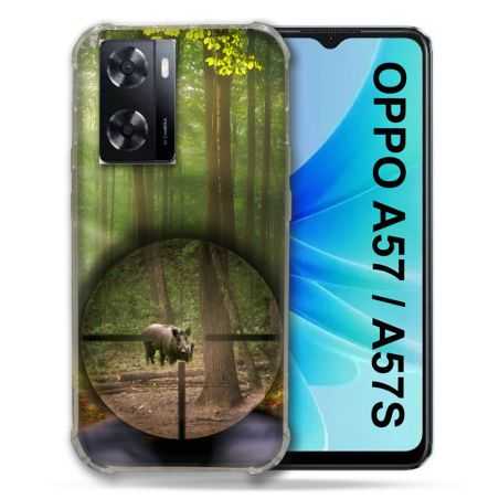 Coque Pour Oppo A57 / A57S Chasse Sanglier Viseur