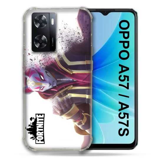 Coque Pour Oppo A57 / A57S Fortnite Blanc