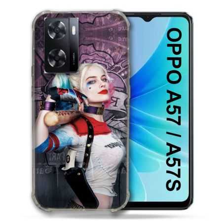Coque Pour Oppo A57 / A57S Harley Quinn Batte