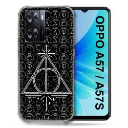 Coque Pour Oppo A57 / A57S Harry Potter Hollows Triangle Noir