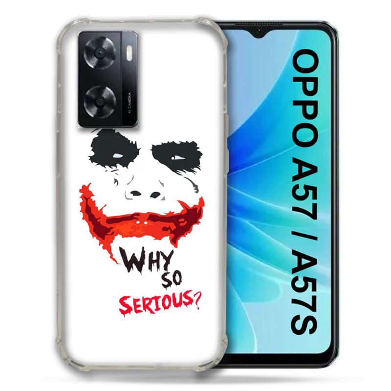 Coque Pour Oppo A57 / A57S Joker Blanc
