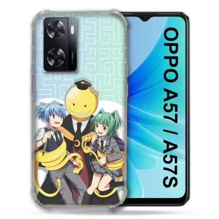 Coque Pour Oppo A57 / A57S Manga Assassination Classroom Kuro Trio