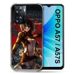 Coque Pour Oppo A57 / A57S Manga Attaque Titans Mikasa