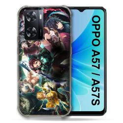 Coque Pour Oppo A57 / A57S Manga Demon Slayer Groupe