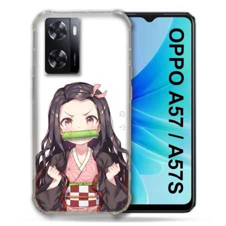 Coque Pour Oppo A57 / A57S Manga Demon Slayer Nezuko