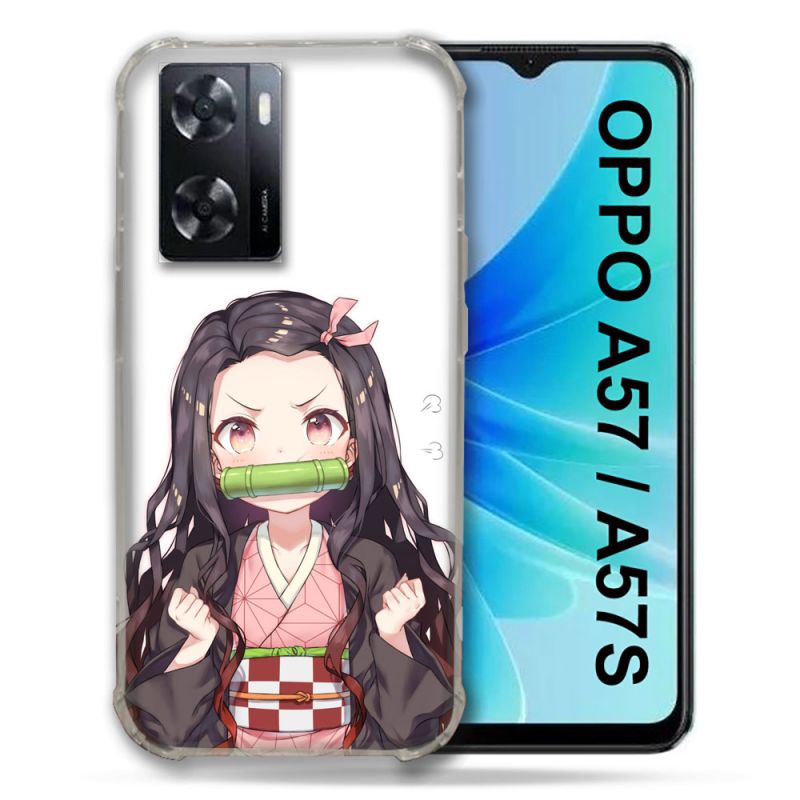 Coque Pour Oppo A57 / A57S Manga Demon Slayer Nezuko
