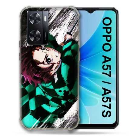 Coque Pour Oppo A57 / A57S Manga Demon Slayer Tanjiro
