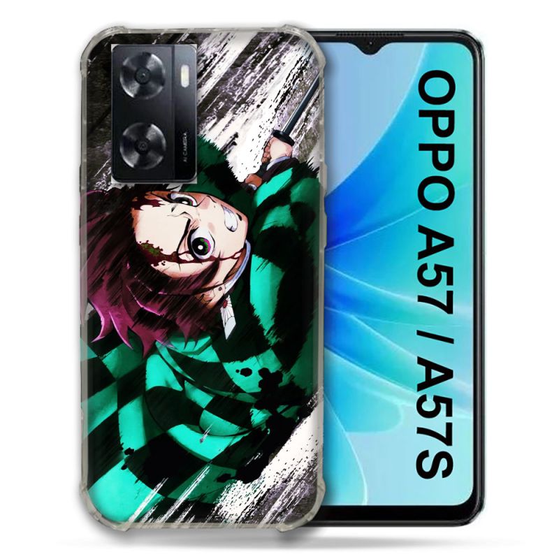 Coque Pour Oppo A57 / A57S Manga Demon Slayer Tanjiro