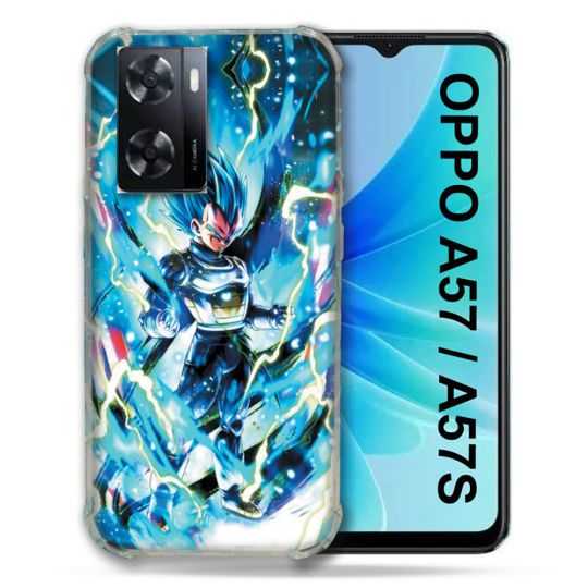 Coque Pour Oppo A57 / A57S Manga Dragon Ball Vegeta Bleu