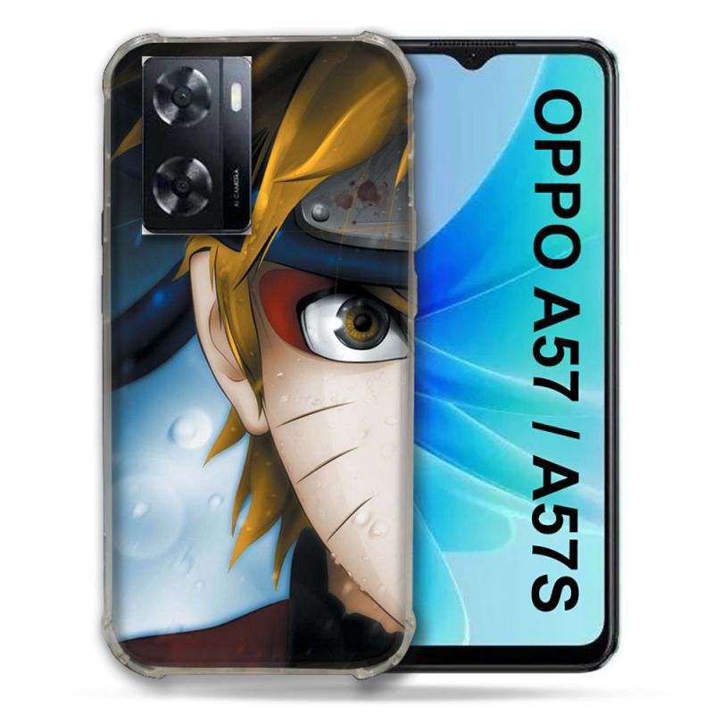 Coque Pour Oppo A57 / A57S Manga Naruto Blanc