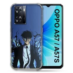 Coque Pour Oppo A57 / A57S Manga Solo Leveling Sung Bleu