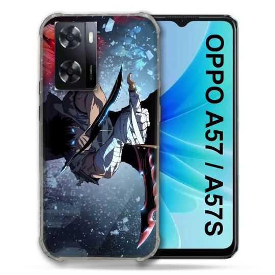 Coque Pour Oppo A57 / A57S Manga Solo Leveling Sung Epee