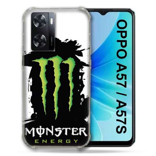 Coque Pour Oppo A57 / A57S Monster Energy Tache