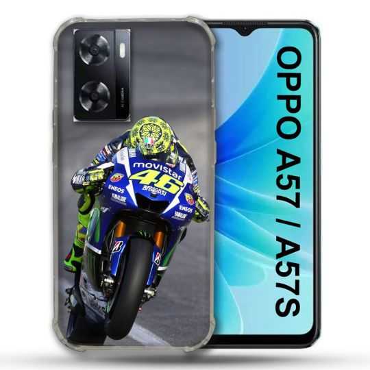 Coque Pour Oppo A57 / A57S Moto Course GP Wheeling 46
