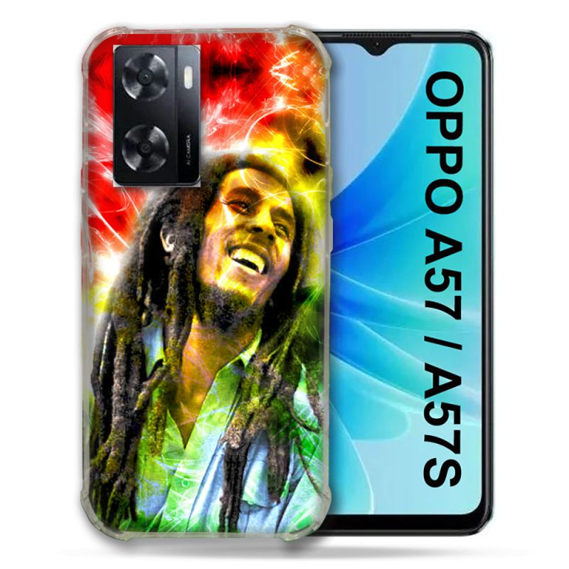Coque Pour Oppo A57 / A57S Musique Bob Marley Color