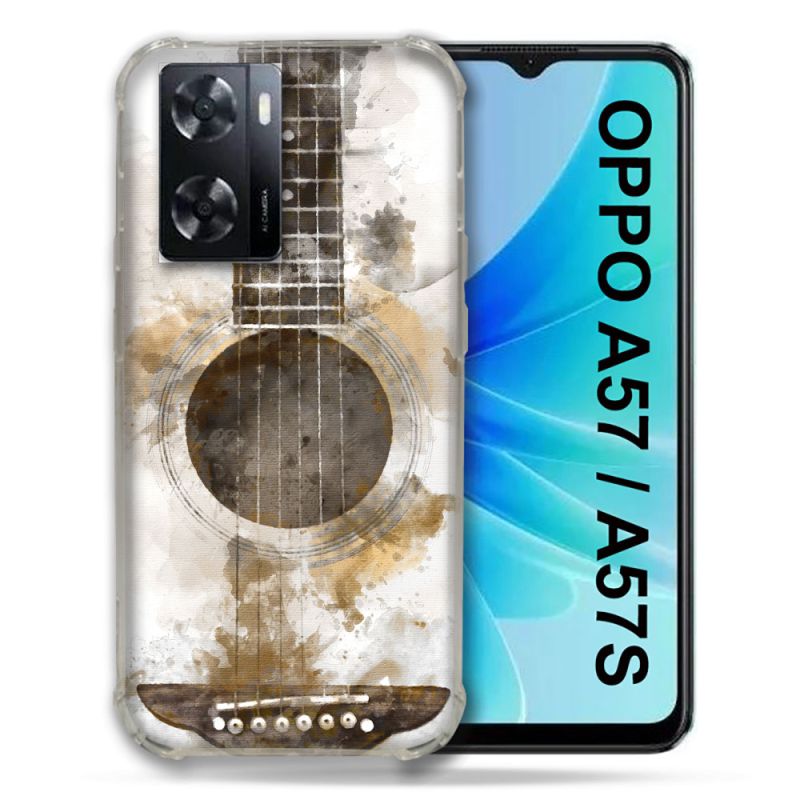 Coque Pour Oppo A57 / A57S Musique Guitare Tag