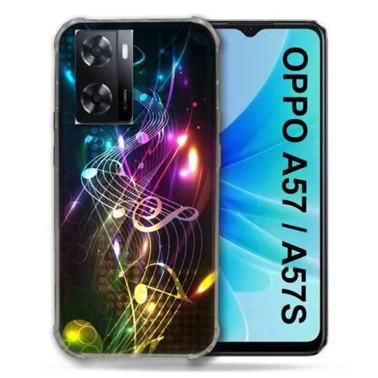 Coque Pour Oppo A57 / A57S Musique Partition Multicolore