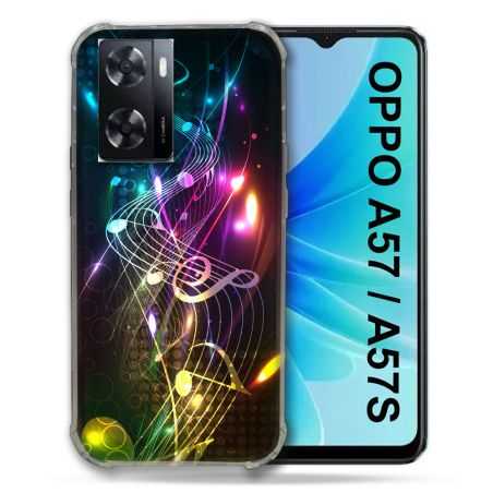 Coque Pour Oppo A57 / A57S Musique Partition Multicolore