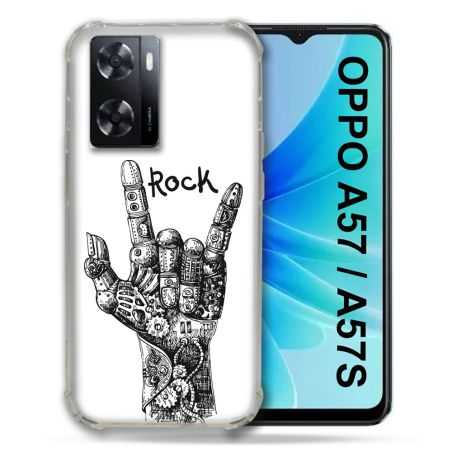 Coque Pour Oppo A57 / A57S Musique Rock Main