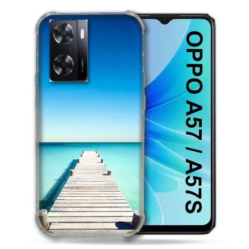 Coque Pour Oppo A57 / A57S Nature Pont Mer