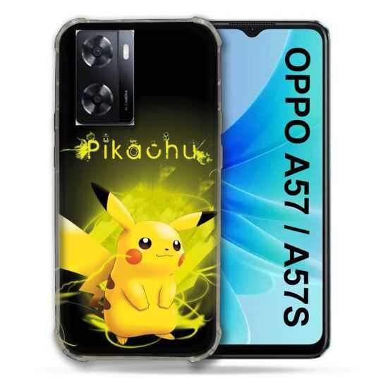 Coque Pour Oppo A57 / A57S Pokemon Pikachu Eclair