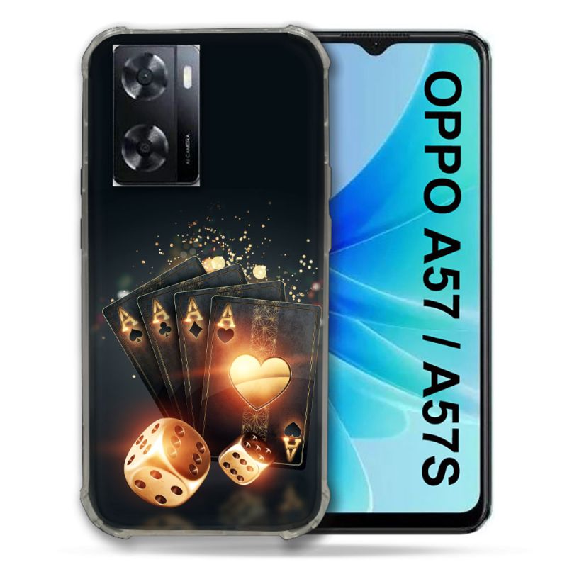 Coque Pour Oppo A57 / A57S Poker Des