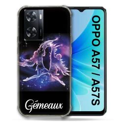 Coque Pour Oppo A57 / A57S Signe Zodiaque 2 Gémeaux