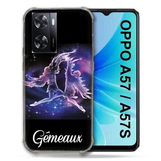 Coque Pour Oppo A57 / A57S Signe Zodiaque 2 Gémeaux