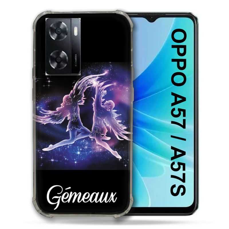 Coque Pour Oppo A57 / A57S Signe Zodiaque 2 Gémeaux