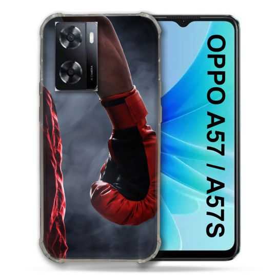 Coque Pour Oppo A57 / A57S Sport Boxe Gant Rouge
