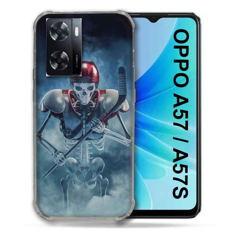 Coque Pour Oppo A57 / A57S Sport Hockey Squelette