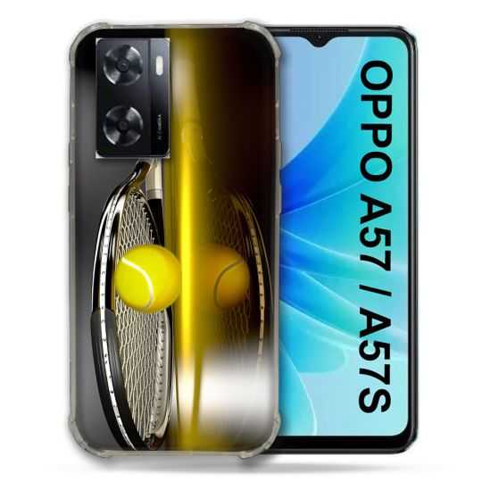 Coque Pour Oppo A57 / A57S Sport Tennis Reflet