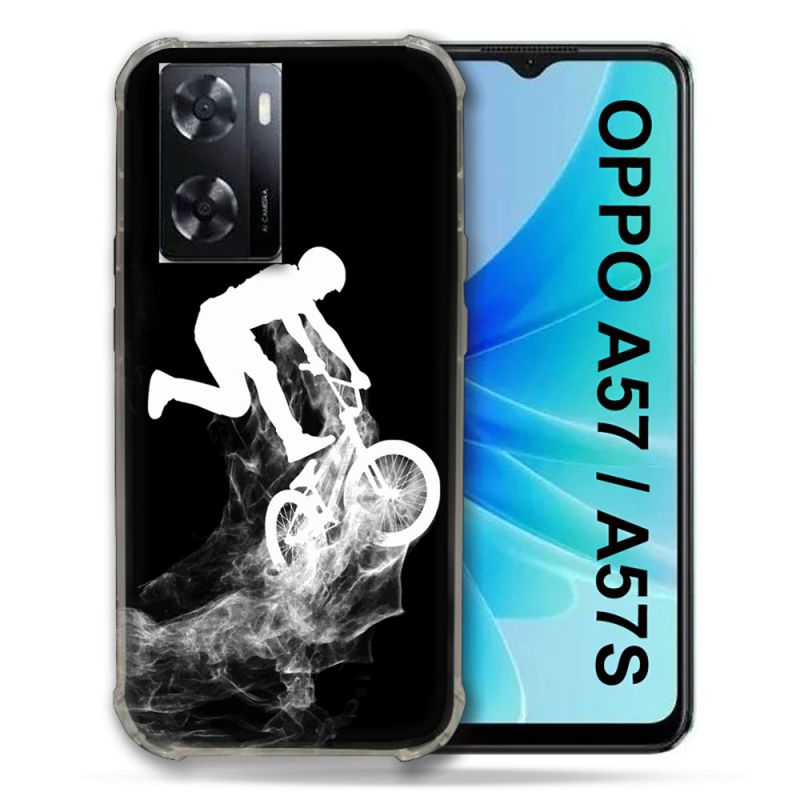 Coque Pour Oppo A57 / A57S Sport VTT Noir