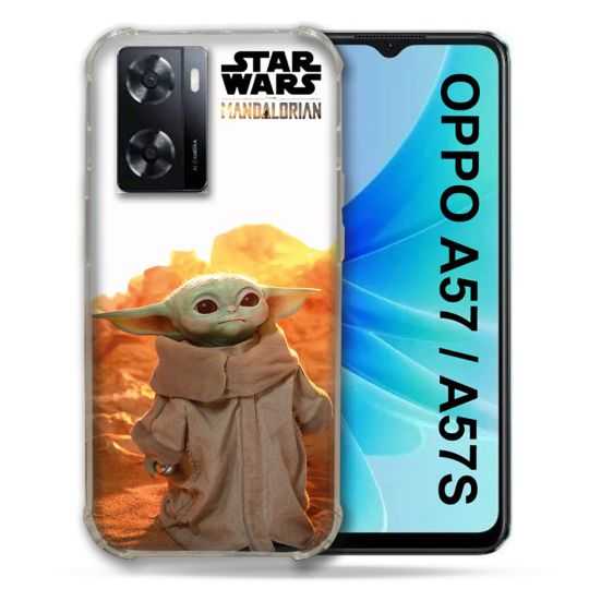 Coque Pour Oppo A57 / A57S Star Wars - Yoda bebe soleil