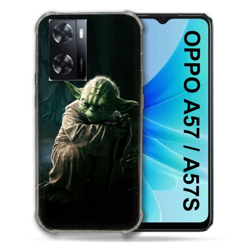 Coque Pour Oppo A57 / A57S Star Wars - Yoda sombre