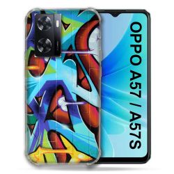 Coque Pour Oppo A57 / A57S Street Art Graf Color