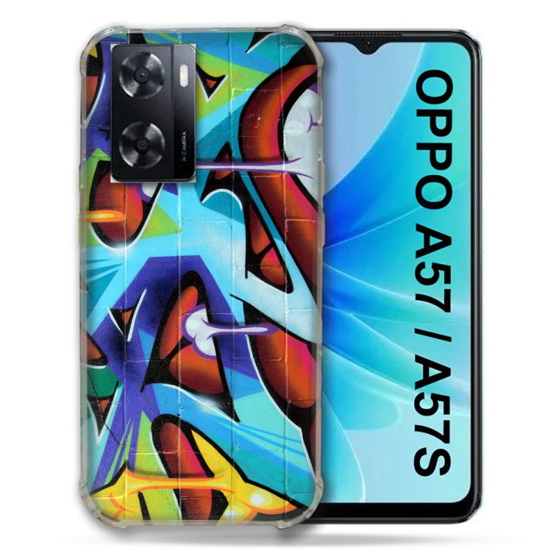 Coque Pour Oppo A57 / A57S Street Art Graf Color