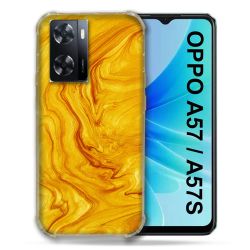 Coque Pour Oppo A57 / A57S Texture Marbre Jaune