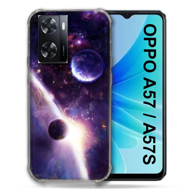 Coque Pour Oppo A57 / A57S Univers Planete Stellaire