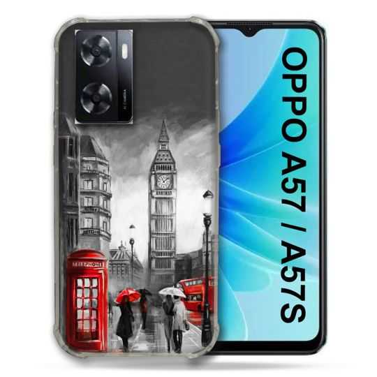 Coque Pour Oppo A57 / A57S Voyage Angleterre Londres Vintage