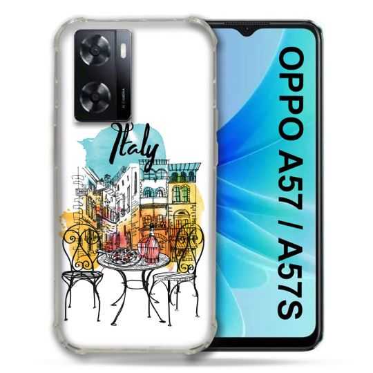 Coque Pour Oppo A57 / A57S Voyage Italie Vintage